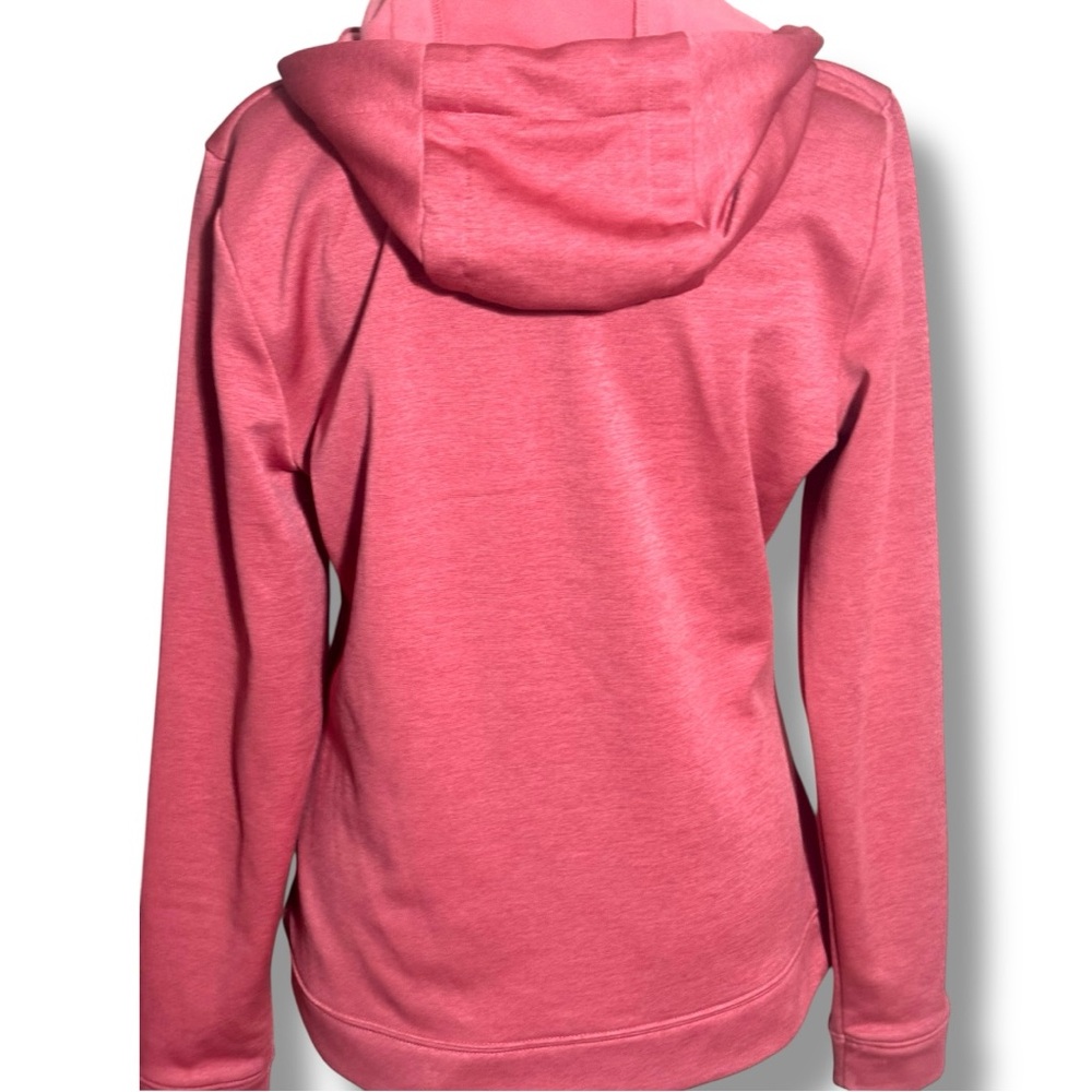 The North Face Pink Utility Jacket Long Sleeve Fleece Interior Hooded Sweatshirt - Picture 6 of 16